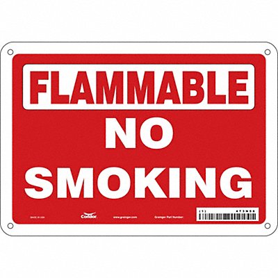 Safety Sign 7 inx10 in Polyethylene