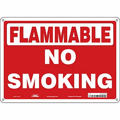 Safety Sign 10 in x 14 in Polyethylene