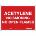 Safety Sign 10 inx14 in Aluminum