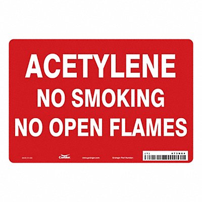 Safety Sign 7 in x 10 in Vinyl