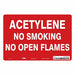 Safety Sign 7 in x 10 in Vinyl