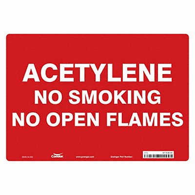 Safety Sign 10 in x 14 in Vinyl