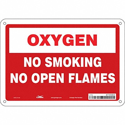 Safety Sign 7 inx10 in Polyethylene