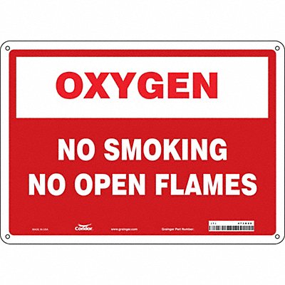 Safety Sign 10 inx14 in Polyethylene