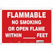 Safety Sign 14 in x 20 in Aluminum
