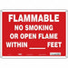 Safety Sign 10 in x 14 in Polyethylene