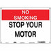 Safety Sign 10 inx14 in Aluminum
