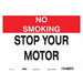 Safety Sign 10 inx14 in Vinyl