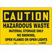 Safety Sign 10 in x 14 in Vinyl
