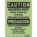 Safety Sign 14 in x 10 in Polyethylene