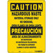 Safety Sign 14 in x 10 in Polyethylene