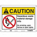 Safety Sign 10 inx14 in Aluminum
