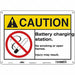 Safety Sign 10 inx14 in Polyethylene