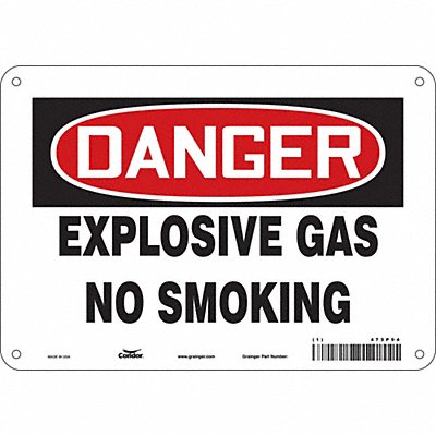 Safety Sign 7 inx10 in Polyethylene