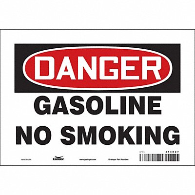 Safety Sign 7 inx10 in Vinyl