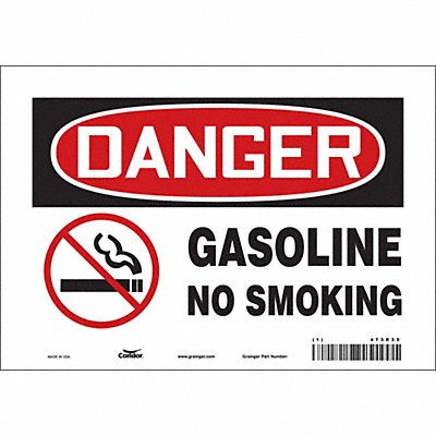 Safety Sign 7 inx10 in Vinyl