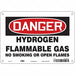 No Smoking Sign 7 in x 10 in Aluminum