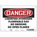 Safety Sign 7 in x 10 in Polyethylene