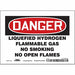 Safety Sign 5 in x 7 in Vinyl