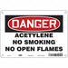 Safety Sign 7 inx10 in Polyethylene