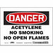 Safety Sign 5 inx7 in Vinyl