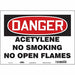 Safety Sign 10 inx14 in Vinyl