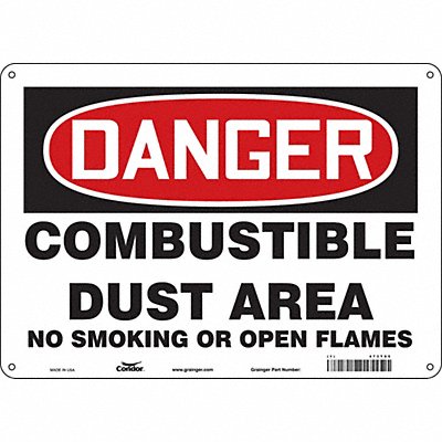 Safety Sign 10 inx14 in Aluminum