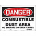Safety Sign 10 inx14 in Polyethylene