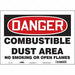 Safety Sign 10 inx14 in Vinyl