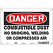 Safety Sign 7 in x 10 in Aluminum