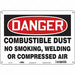 Safety Sign 10 in x 14 in Aluminum