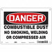Safety Sign 7 in x 10 in Polyethylene