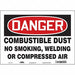 Safety Sign 10 inx14 in Vinyl