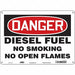 Safety Sign 10 inx14 in Polyethylene