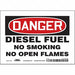 Safety Sign 5 inx7 in Vinyl