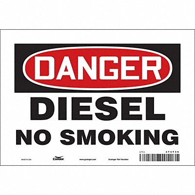 Safety Sign 7 inx10 in Vinyl