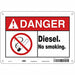 Safety Sign 7 inx10 in Polyethylene