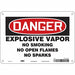 Safety Sign 7 in x 10 in Polyethylene