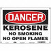 Safety Sign 10 in x 14 in Aluminum