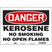 Safety Sign 10 inx14 in Vinyl