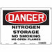 Safety Sign 10 inx14 in Aluminum