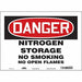 Safety Sign 10 in x 14 in Vinyl