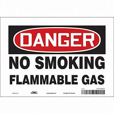 Safety Sign 7 in x 10 in Vinyl