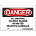 Safety Sign 5 in x 7 in Vinyl