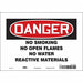 Safety Sign 7 in x 10 in Vinyl