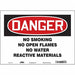 Safety Sign 10 inx14 in Vinyl