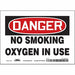 Safety Sign 5 inx7 in Vinyl