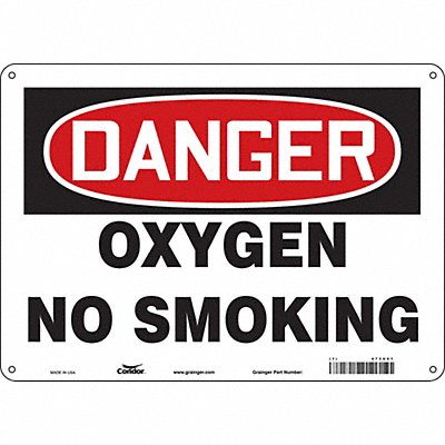 Safety Sign 10 inx14 in Aluminum