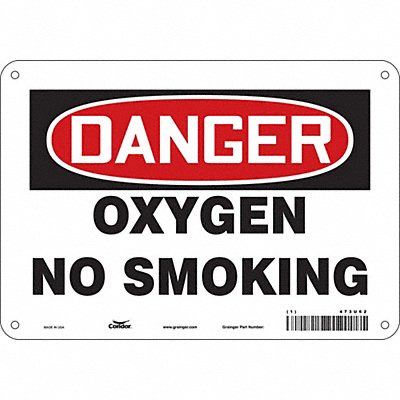 Safety Sign 7 inx10 in Polyethylene