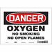 Safety Sign 7 inx10 in Vinyl